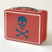 Denim Skull Metall Lunch Box (Vorderseite)