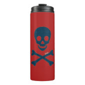 Denim Skull Thermosbecher (Vorderseite)