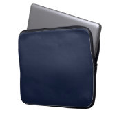 Denim Solid Plain Color Laptopschutzhülle (Vorderseite Links)