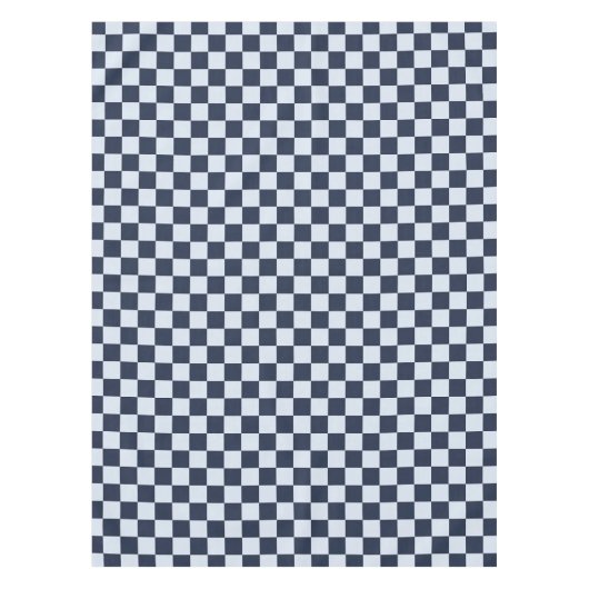 Denim-Spülung Karomuster Tischdecke (Vorderseite)