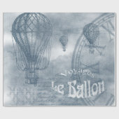 Denim Steampunk Geschenkpapier (Flach)