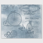Denim Steampunk Geschenkpapier (Flach)