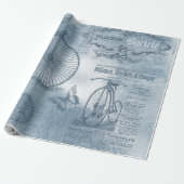 Denim Steampunk Geschenkpapier (Ungerollt)