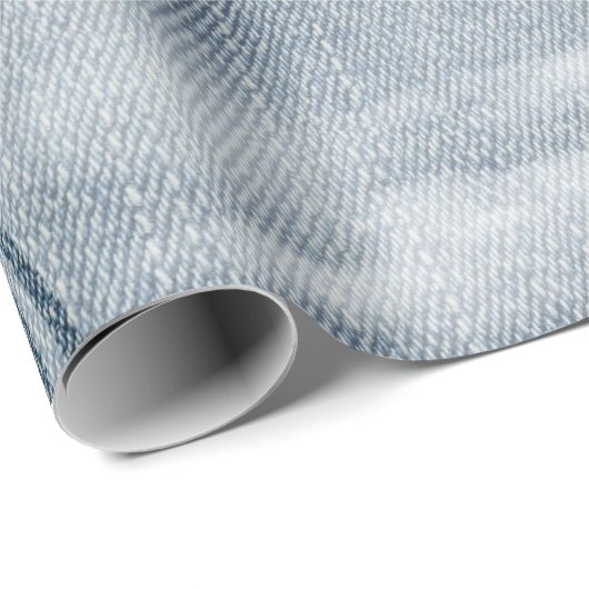 Denim Steampunk Geschenkpapier (Rolleneckpunkt)