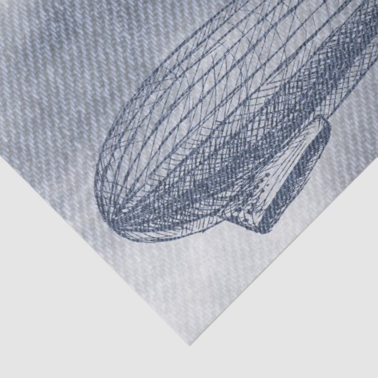 Denim Steampunk Seidenpapier (Detail)