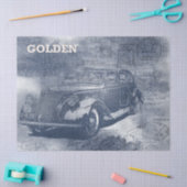 Denim Steampunk Seidenpapier (Basteln)