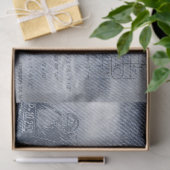 Denim Steampunk Seidenpapier (Geschenk)