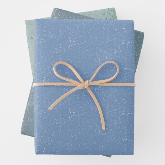 Denim Stil Geschenkpapier Set (Beispiel)