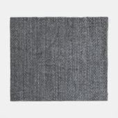 Denim Stoff Textur blaue Hose Fleecedecke (Vorderseite (Horizontal))