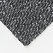 Denim Stoff Textur blaue Hose Fleecedecke (Ecke)