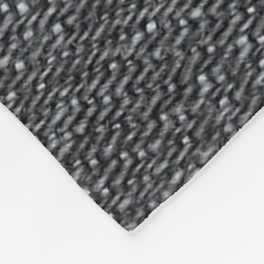 Denim Stoff Textur blaue Hose Fleecedecke (Ecke)