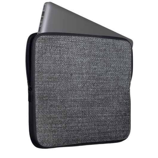 Denim Stoff Textur blaue Hose Laptopschutzhülle (Vorne Rechts)