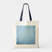 Denim Tasche Shopping Bag/Metropolis Design (Rückseite)