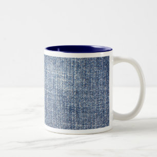 Denim-Tasse Zweifarbige Tasse