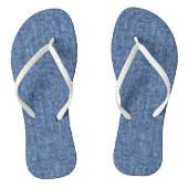 DENIM TEXTURE BLUE STIL PATTER BADESANDALEN (Fußbett)