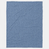 DENIM TEXTURE BLUE STIL PATTER FLEECEDECKE (Vorderseite)