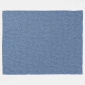 DENIM TEXTURE BLUE STIL PATTER FLEECEDECKE (Vorderseite (Horizontal))