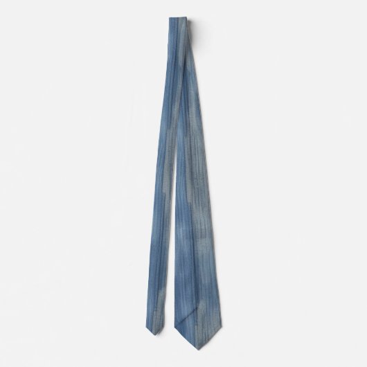 Denim Texture Neck Tie Krawatte (Rückseite)