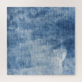 Denim Texture: Rugged Holes. Puzzle (Horizontal)