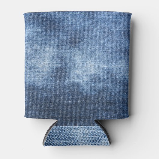 Denim Texture: Worldof Fabric Background Dosenkühler (Vorderseite)