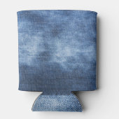 Denim Texture: Worldof Fabric Background Dosenkühler (Rückseite)