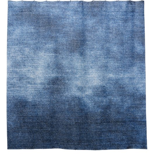 Denim Texture: Worldof Fabric Background Duschvorhang (Vorderseite)