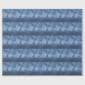 Denim Texture: Worldof Fabric Background Geschenkpapier (Flach)