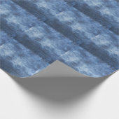 Denim Texture: Worldof Fabric Background Geschenkpapier (Ecke)