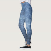 Denim Texture: Worldof Fabric Background Leggings (Links)