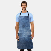 Denim Texture: Worldof Fabric Background Schürze (Getragen)