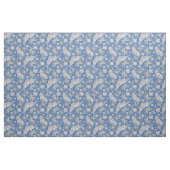 Denim Textured Lace und Pearls Stoff (Fat Quarter (45,7 x 55,9 cm))