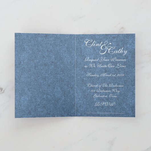 Denim-u. Einladung (Innenseite)