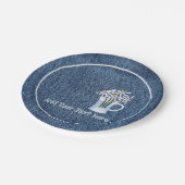 Denim und Daisys Pappteller (Schrägansicht)