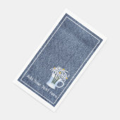 Denim und Daisys Serviette (Ecke)