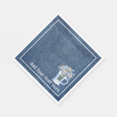 Denim und Daisys Serviette (Ecke)