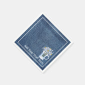 Denim und Daisys Serviette (Ecke)