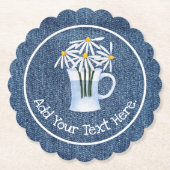 Denim und Daisys Untersetzer (Vorderseite)