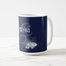 Denim und Diamanten-Kaffee-Tasse Kaffeetasse
