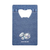 Denim und Diamanten, Land Kreditkarten Flaschenöffner (Rückseite)