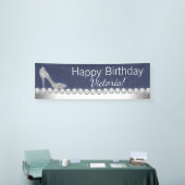Denim und Diamond Geburtstagsparty Banner (Messeveranstaltung)