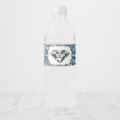 Denim und Diamond Water Flaschen Labels Wasserflaschenetikett (Vorderseite)
