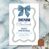 Denim und Diamonds Adult Geburtstag