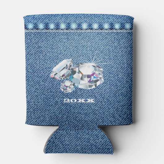 Denim und Diamonds Dosenkühler (Rückseite)