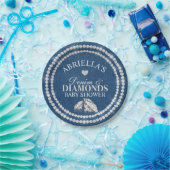 Denim und Diamonds Pappteller (Party)