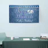 Denim und Diamonds Party Banner (Messeveranstaltung)