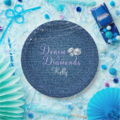 Denim und Diamonds Party Pappteller (Party)