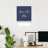 Denim und Diamonds Poster (Heimbüro)