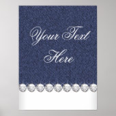 Denim und Diamonds Poster (Vorne)