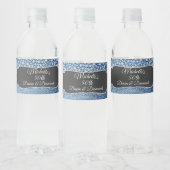 Denim und Diamonds Water Bottle Labels Wasserflaschenetikett (Flaschen)