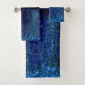 Denim und Glitzer Badhandtuch Set (Insitu)